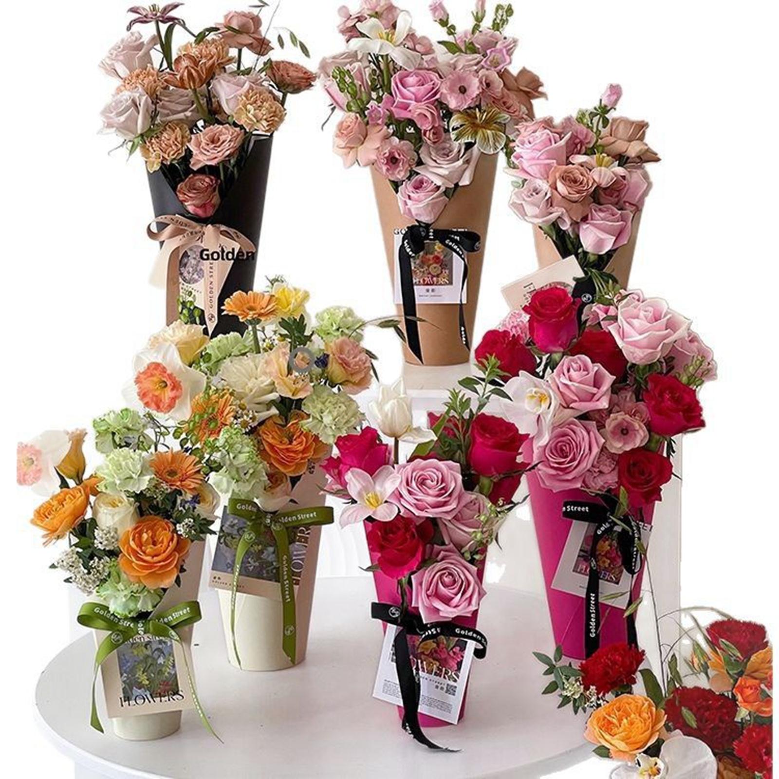 Florist Supply Buckets - 5-teiliges Blumenpräsentations-Set, auslaufsicher, DIY-Event-Floristenbedarf, Zubehör für