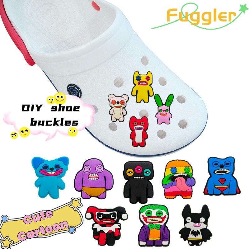 Supply Florist - Fuggler trendige, niedliche Clog-Accessoires, PVC-Schuhschnallen aus