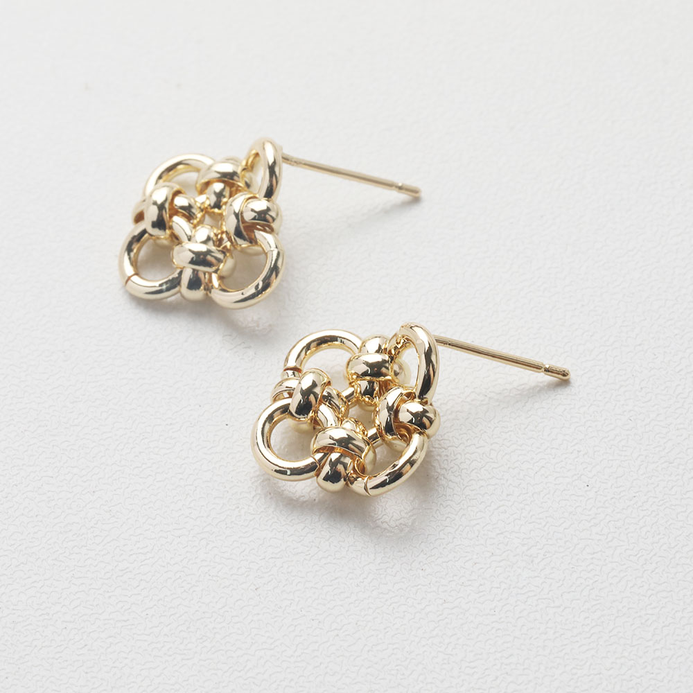 Supply Florist - 4 Stück zierliche Blumen-Ohrstecker, Ohrringe für