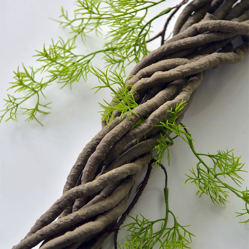 Preserved Moss Sheet - Künstliche Efeu-Pflanzen 100 cm PVC Kunst-Rattan
