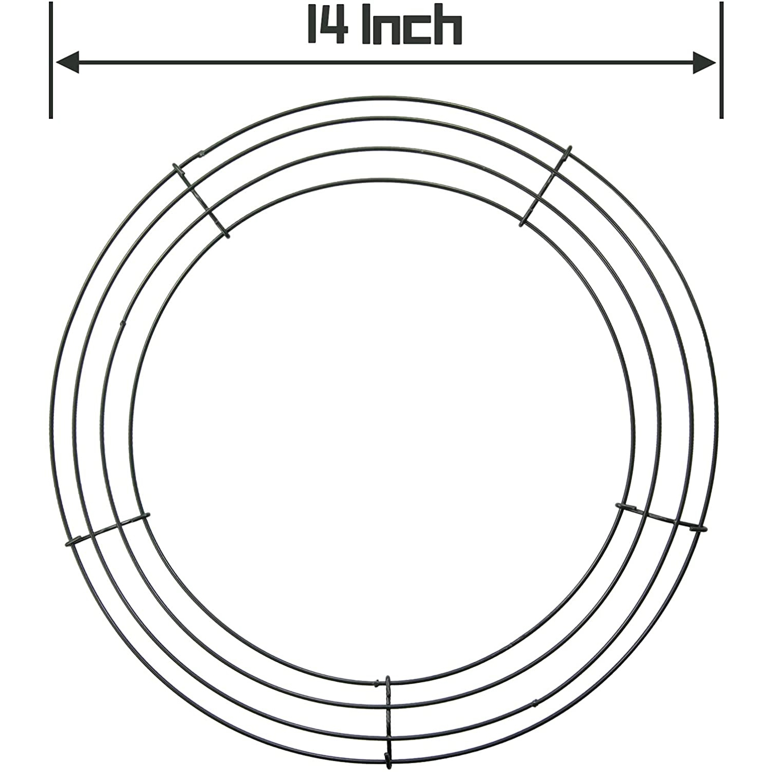 A25F-14 Zoll Draht-Kranzrahmen – Wreath Form Wire Bewertung und Preis