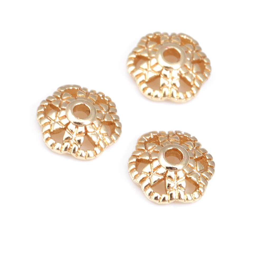 18K Gold Farbe Messing Blume P – Supply Florist Bewertung und Preis