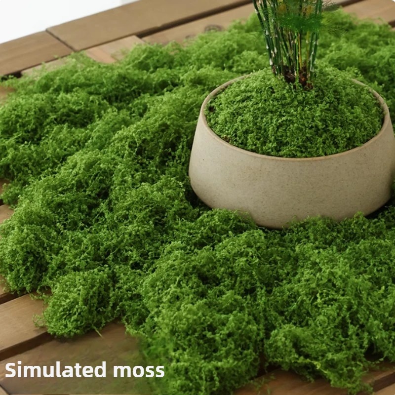 Realistische künstliche Moosra – Preserved Moss Sheet Bewertung und Preis