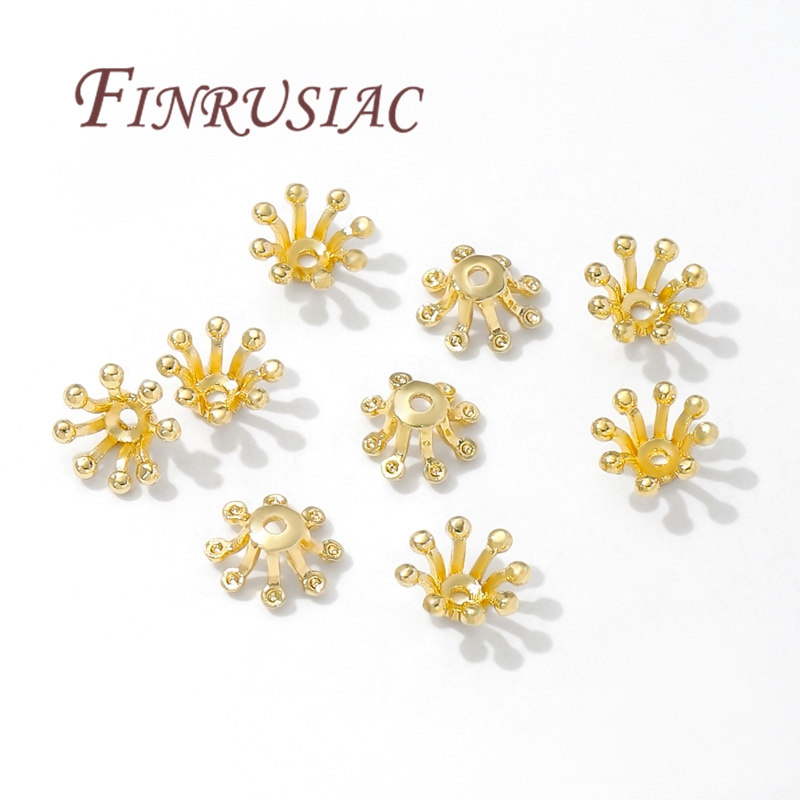 14K vergoldete Blumen-Perlenka – Supply Florist Bewertung und Preis