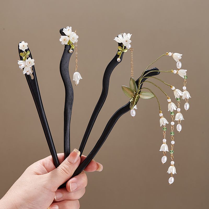 Holzblumen-Haarnadel im Vintag – Supply Florist Bewertung und Preis