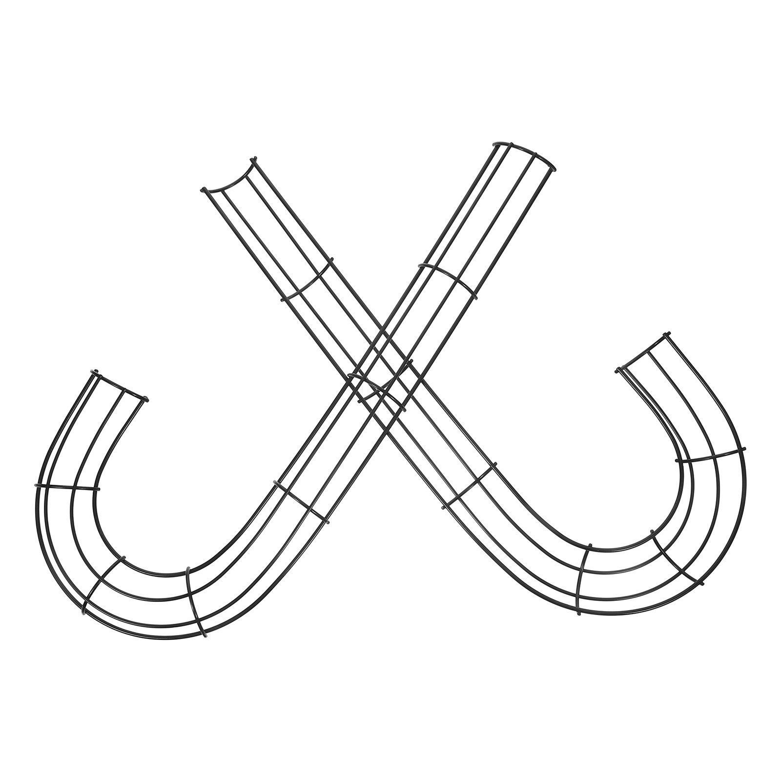 2 Stück Weihnachts-J-Form-Kran – Wreath Form Wire Bewertung und Preis