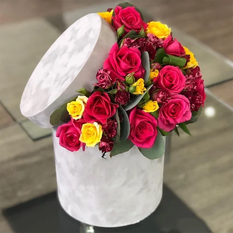 3 Teile/satz Runde Form Samt G – Florist Supply Buckets Bewertung und Preis