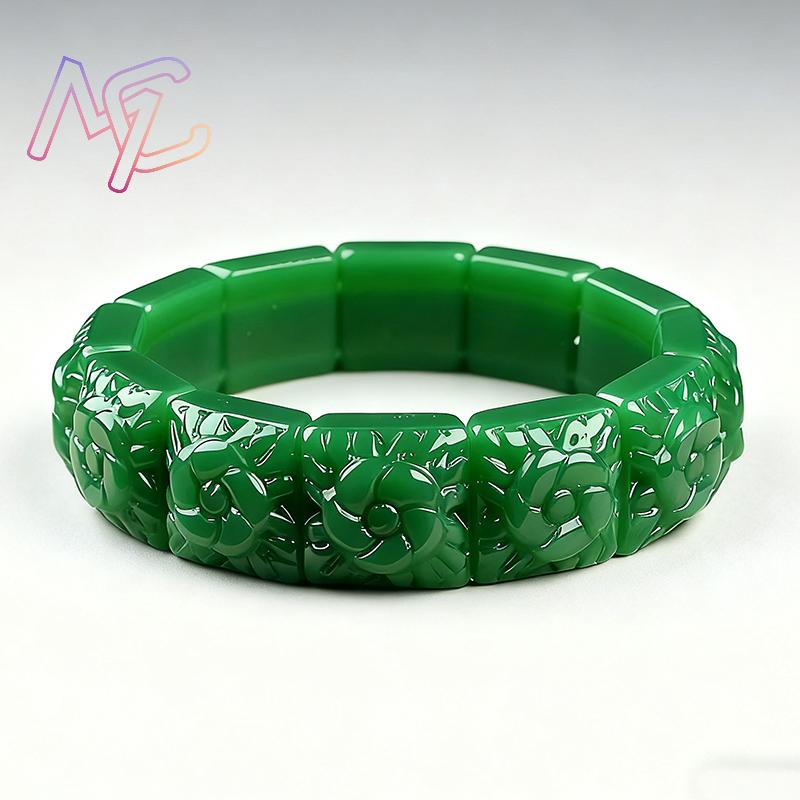 Echtes Jade-Blumen-Armband, Ar – Supply Florist Bewertung und Preis