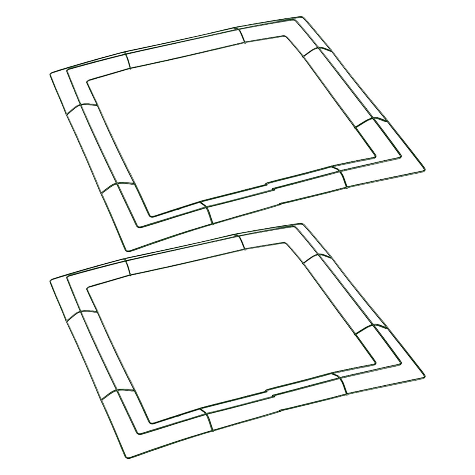 Quadratischer Kranzrahmen, Blu – Wreath Form Wire Bewertung und Preis
