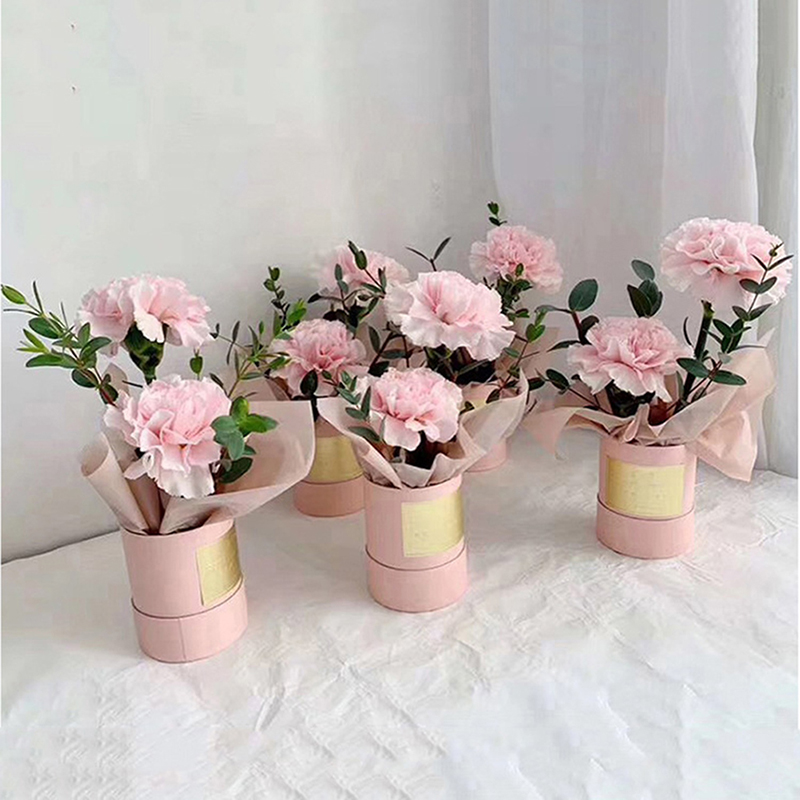 Runde Blumen-Papierbox mit Dec – Florist Supply Buckets Bewertung und Preis