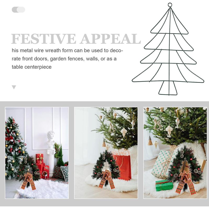 Weihnachtsbaumförmiger Metallk – Wreath Form Wire Bewertung und Preis
