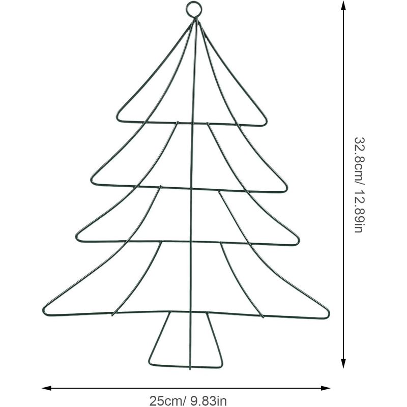 Weihnachtsbaumförmiger Metallk – Wreath Form Wire Bewertung und Preis