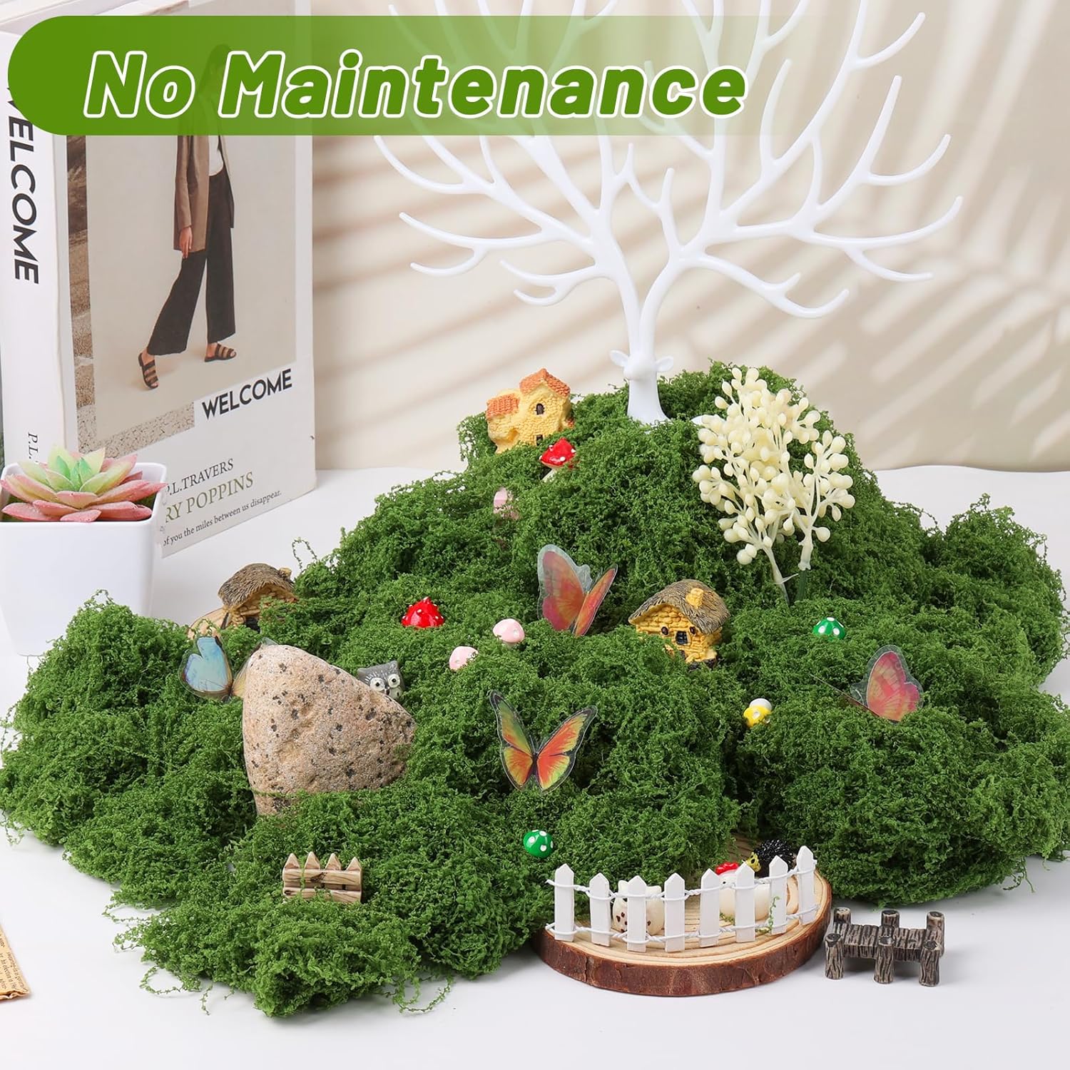 30/50/100g Grünes Kunstmoos DI – Preserved Moss Sheet Bewertung und Preis